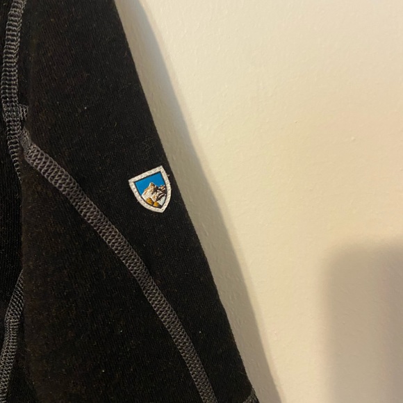 Womens KUHL Revel 1/4 Zip Black Pullover Sweatshirt Size Medium - Picture 4 of 7